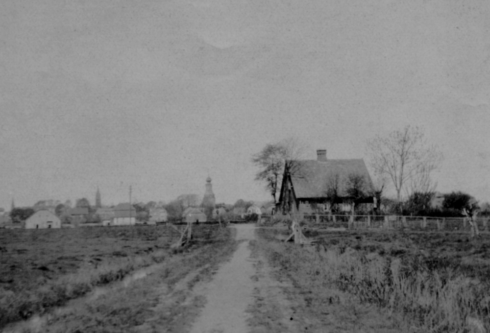 Moorlandsweg-Bahnbergang Mai 1915